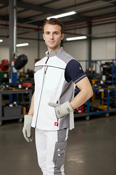 PayBuy Summer Work Vest Polyester Gabardine Allium Outdoor Vest Lightweight Breathable Functional with Pockets