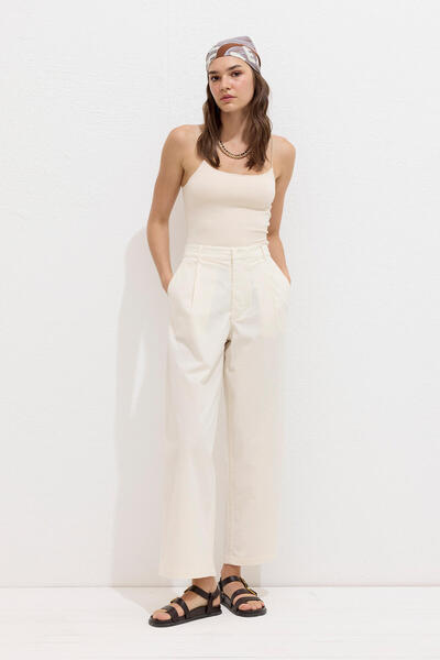 Manuka Cotton Premium - Natural Pilated Pant