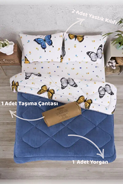 Sudemhome Cuvertură dublă de lux Welsoft Elite, cuvertură moale din lână și fată de pernă, gri asiatic