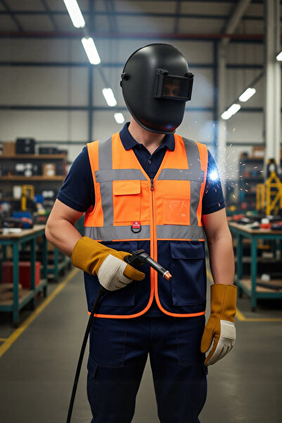 PayBuy Neon Work Safety Vest Multi-Pocket Abisko Executive Reflective High Visibility Functional