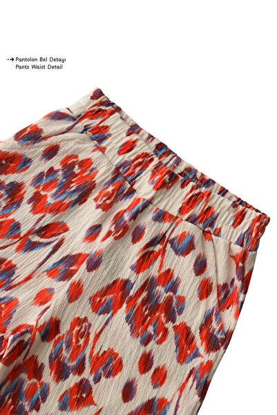 Parla Kids Girl's Floral Orange Bottom Top Set