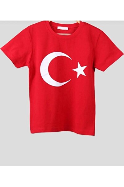 cacakids Μπλουζάκι Unisex με στάμπα με τουρκική σημαία