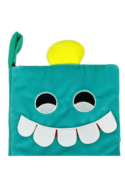 Empria Carte senzoriala bebe, cu picioruse, educativa pentru bebelusi, 18.5 x 15 x 3 cm, Empria,Croco