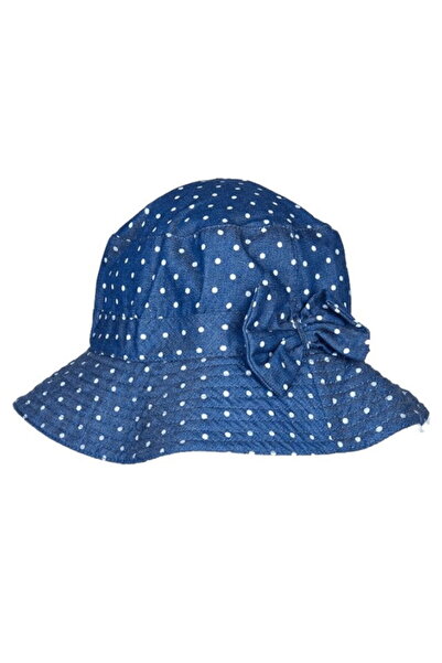 Banz Palarie Copii Bucket, Protectie Soare UPF50+, Blue Dots, 2 - 4 ani