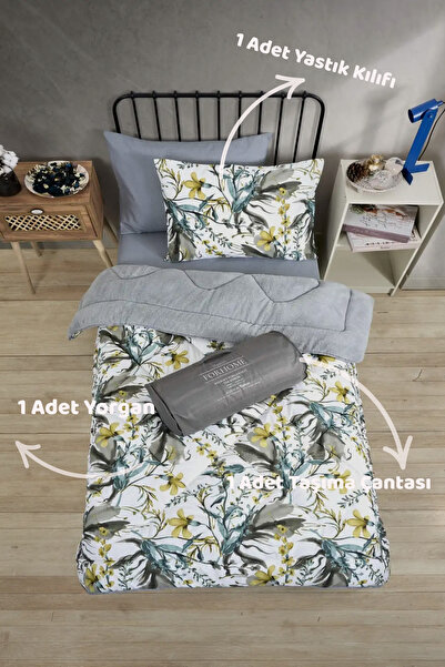 Sudemhome Одномісний двосторонній розкішний ковдра Welsoft Elite М'яка полярна ковдра та наволочка Азія Сірий