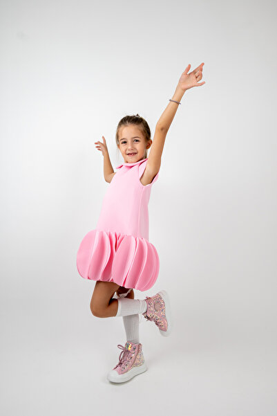 kids A more Magic Kız Çocuk Pullu ve Bağcıklı Pembe Renk Sneaker