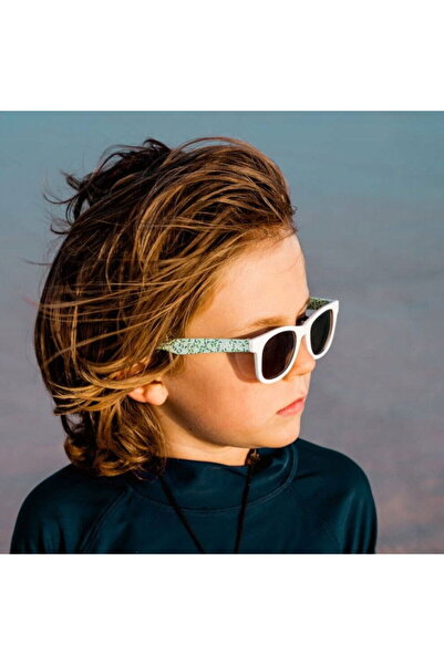 Banz Baby Sunglasses, J-Banz Beachcomber, 1-2 years, Green Confetti