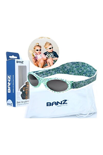 Banz Children's Sunglasses, Bubzee, 2-5 years, Green Confetti