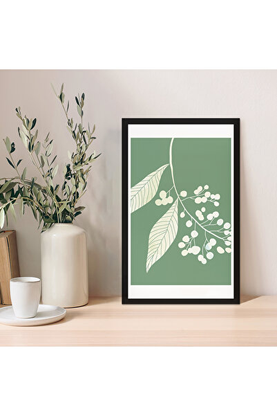 Zevahir Mobilya Dekorasyon 1 Adet Gri Mdf Zeminli Bronz Spiral Mdf Çerçeve Gö...