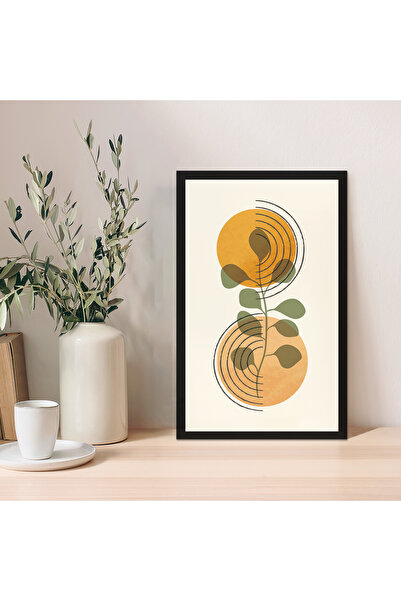 Zevahir Mobilya Dekorasyon 1 bucată crem MDF podea bleumarin geometric cadru ...