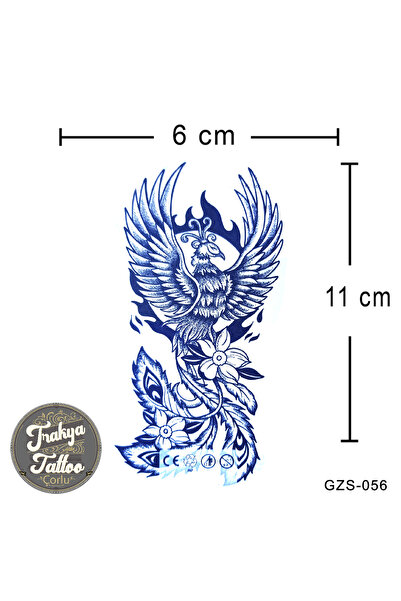 Trakya Tattoo Yarı Kalıcı Dövme Geçici Anka Dövmesi