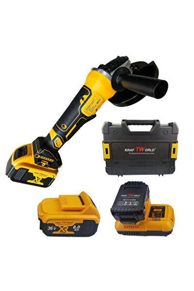 ROMSHOP Flex 36V 5Ah disc 125mm with durable transport box