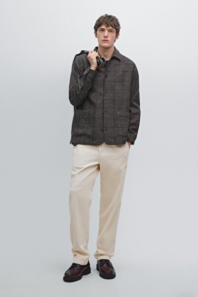 Massimo Dutti Fitilli kadife jogger pantolon