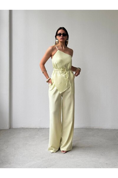 NOXS One Shoulder Lace up Suit