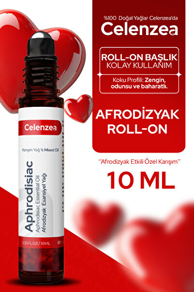 Flowy Oils Afrodizyak Karışım Esansiyel Uçucu Yağ Doğal Koku Esansı Afrodizyak Roll On 10ml