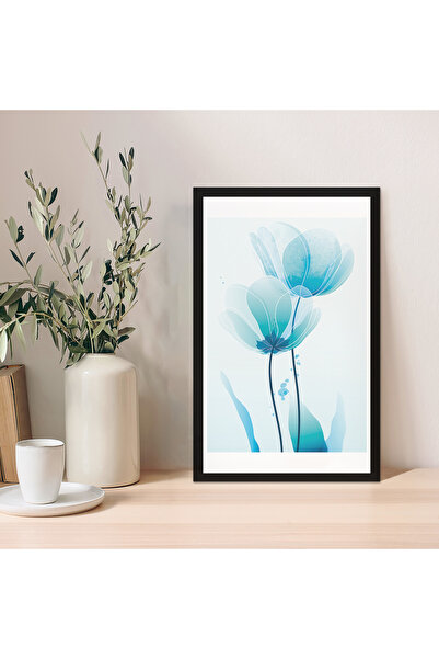 Zevahir Mobilya Dekorasyon 1 bucată MDF negru podea argintiu valuri MDF cadru...