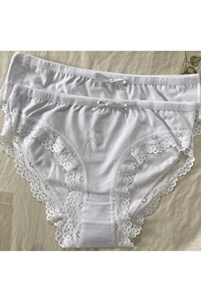 Wotrart Şık Dantel Kenarlı Kadın Bikini/Külot - Çok Renk Seçeneği