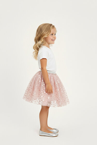 Ma Miss Armina Girl's Printed 23 April 29 October 19 May Wedding Birthday and Party Tulle Tutu Skirt