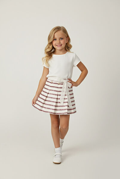 Ma Miss Armina Fata Copil Dungi Jacquard 23 aprilie 29 octombrie 19 mai Nunta Zi de nastere Sărbători și petrecere Fusta casual