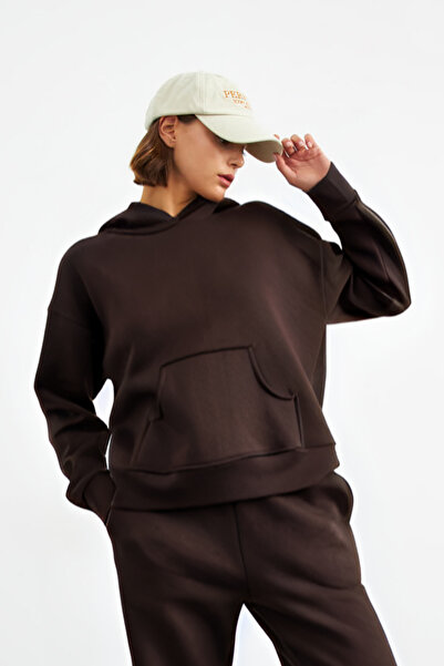 BayBayan Women's Printed Loose Stylish Hooded Sweatshirt