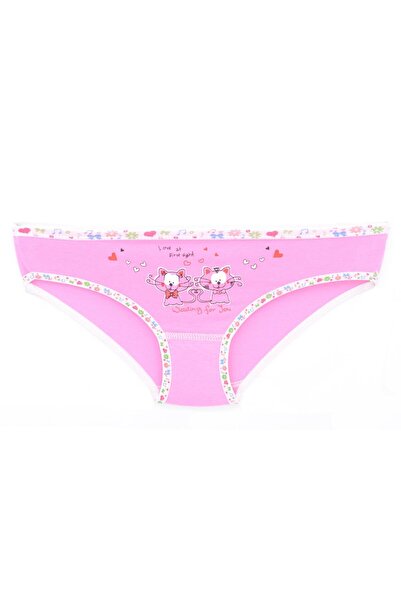 Tutku 0832 Κοριτσίστικα εσώρουχα Bato εμπριμέ με ελαστάνη μπροστά