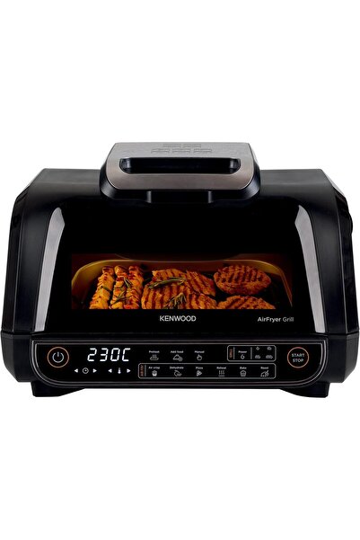 Kenwood 2-in-1 Grill Air Fryer 8L 1700W with 8 Preset Functions and 4 Adjustable Grill Levels – Black