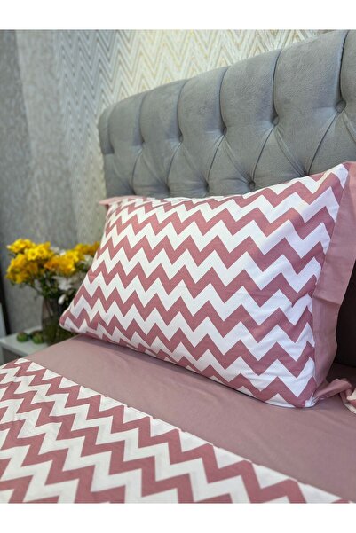 calinahome ملاءة مطاطية باللون الوردي