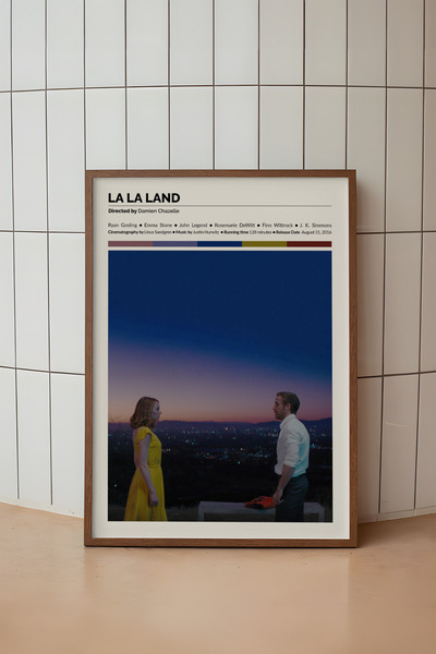 House Gorgeous La La Land Movie Designed Frame Poster