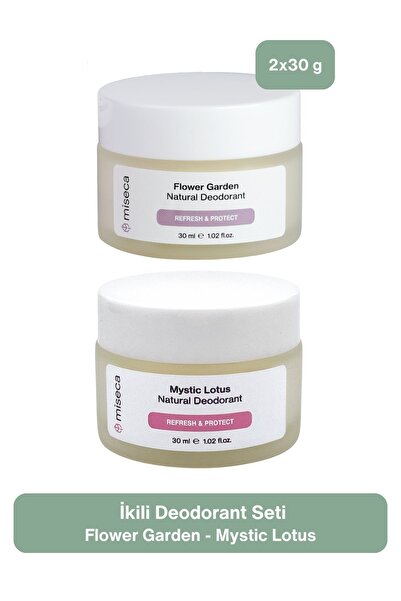 miseca İkili Doğal Deodorant Seti | Flower Garden - Mystic Lotus