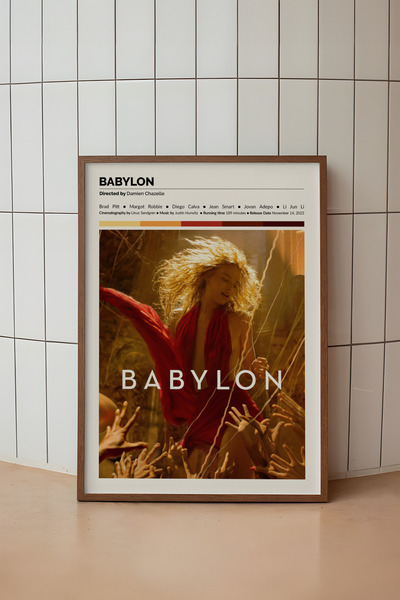 House Gorgeous Poster okvira za dizajn filma "Babilon"