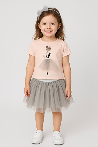 META MODA Girl's Dance Tutu Dual Suit