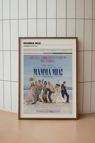 House Gorgeous Poster cu cadru de design de film Mamma Mia