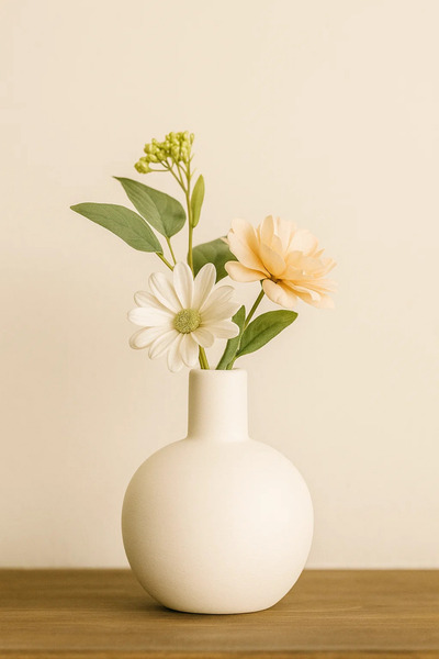Woodcept. Solaris Nordic Style Modern Minimalist Decorative Ceramic Vase Flow...