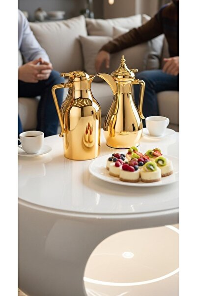 Generic 1 liter/700 ml tea and coffee thermos set