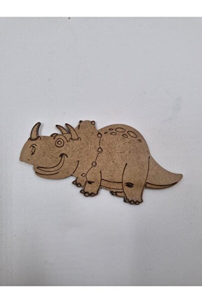 Mu Art Ahşap 15 قطعة من نموذج الديناصور اللطيف 2، رسم خشبي، نشاط فني للمدرسة،...