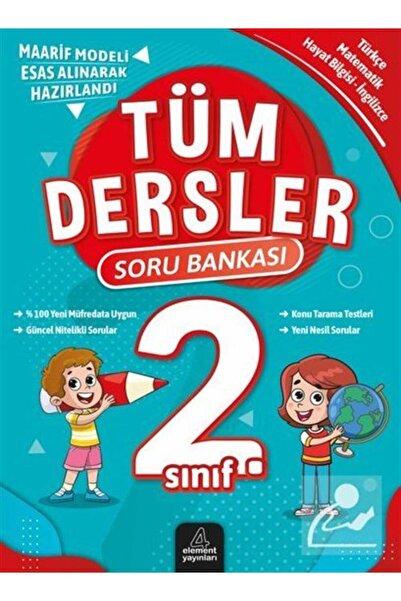 Element Yayınları 2. Sınıf Tüm Dersler Soru Bankası