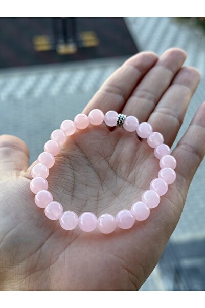 KEHRİBAREVİ EREĞLİ Pembe kuvars aşk sevgi iletişim dişil enerji taşı (açık renk)