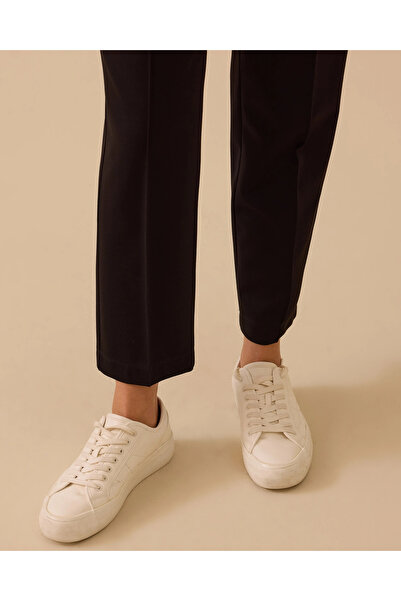 SCL Lace-Up Ankle Length Pocket Pants