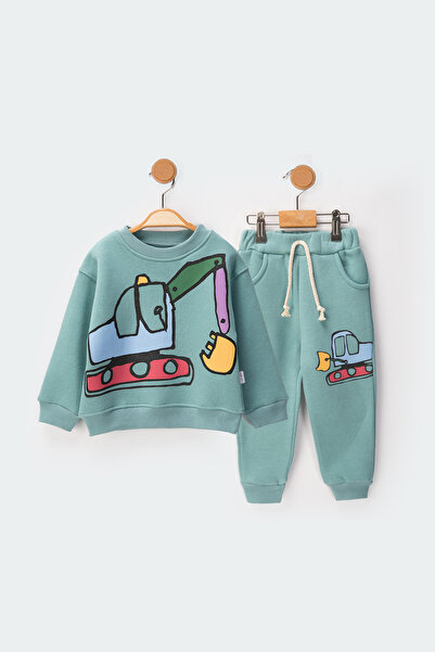 baby flamindo Excavator Printed 3 Thread Men's Suit