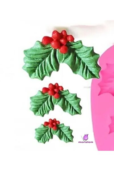 morlalem m 3'lü Kokina çiçeği, çiçek Silikon Kalıp K-1323, Kokulu Taş Sabun Alçı Mum Kalıbı