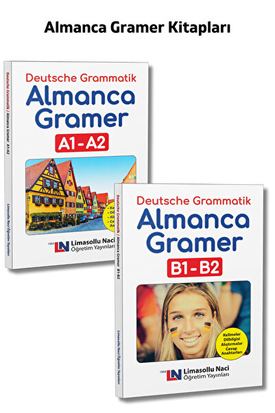 Limasollu Naci Öğretim Yayınları Almanca Eğitim Seti, Almanca Kitap, Kelime Öğrenme Sınav Hazırlık Kitap, Yds Goethe Testdaf Telc Dsh