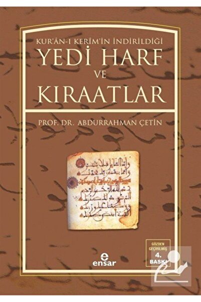 Ensar Neşriyat Kur’an’ı Kerim’in İndirildiği Yedi Harf ve Kıraatlar kitabı - ...