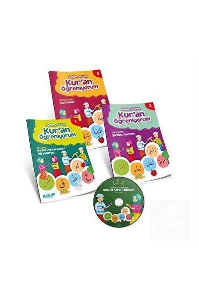 Genel Markalar Adım Adım Kur'an Öğreniyorum Seti (3 Kitap )