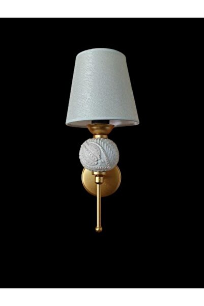 DEDE TEKLİ PERGE APLİK GOLD BOYALI KREM RENGİ ŞAPKALI