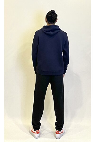 Superlife Men's Hooded Comfortable Fit Fleece Lined 3-Thread Williams. Brooklyn Printed Sweatshirt Spr24Sw04