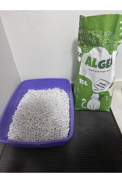 algea virgin kraft 20 litre Algea Suda Çözünür Doğal Kedi Kumu