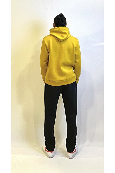 Superlife Süperlife Men's Hooded Comfortable Fit Fleece Inside 3 Thread Los Angeles Printed Sweatshirt Spr24Sw10