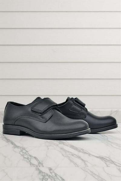 Rakerplus Чорні матові оксфорди на липучках для дітей