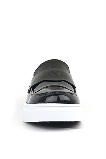 Rakerplus Siyah Rugan Çocuk Klasik Ayakkabı