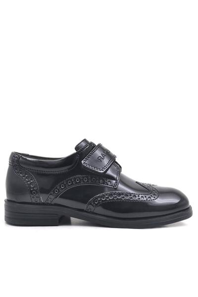 Rakerplus Velcro Oxford Boys' Patent Leather Shoes